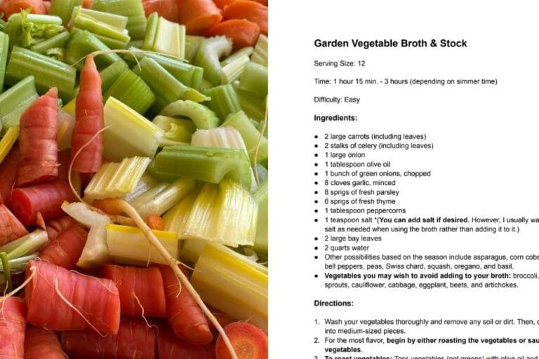 How to Make Garden Vegetable Broth & Stock featured image