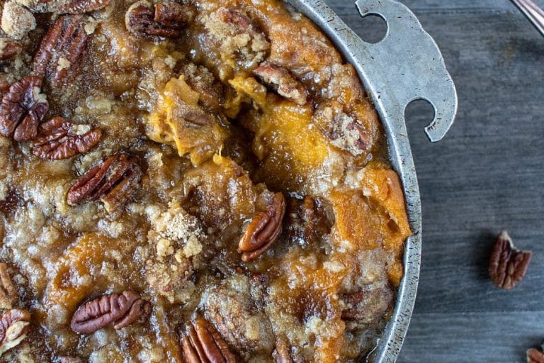 Make Ahead Sweet Potato Casserole (Freezes well!) featured image