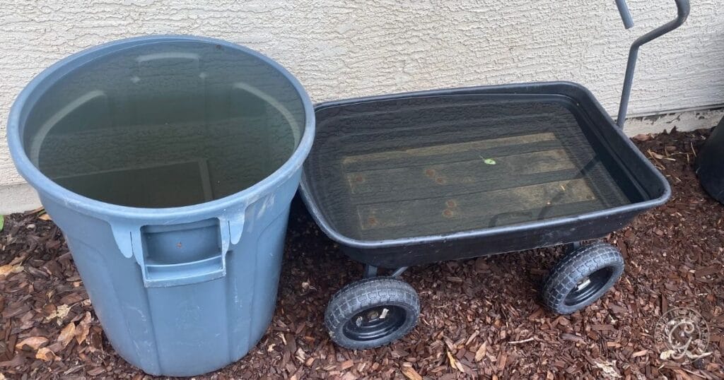 Use what you have to collect rainwater